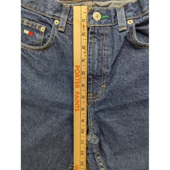 Vintage Tommy Hilfiger Jeans Womens 6 Blue High Rise Straight 100% Cotton 90s - Picture 6 of 14